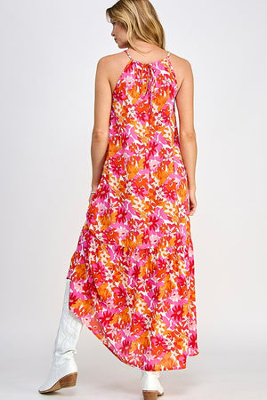 Cami Style Floral Midi Dress