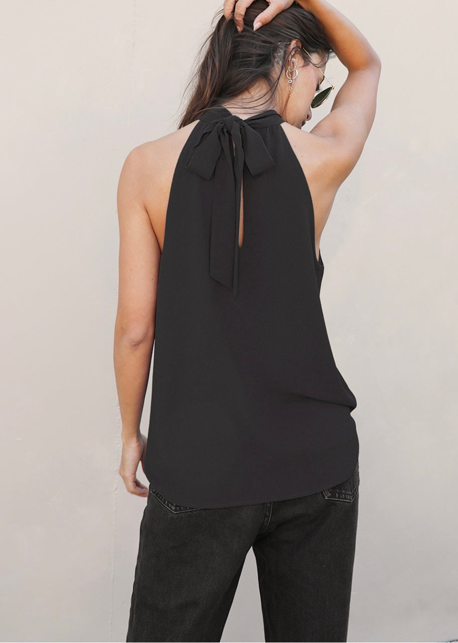 Crinkle Solid Ruffle Tunic Dress