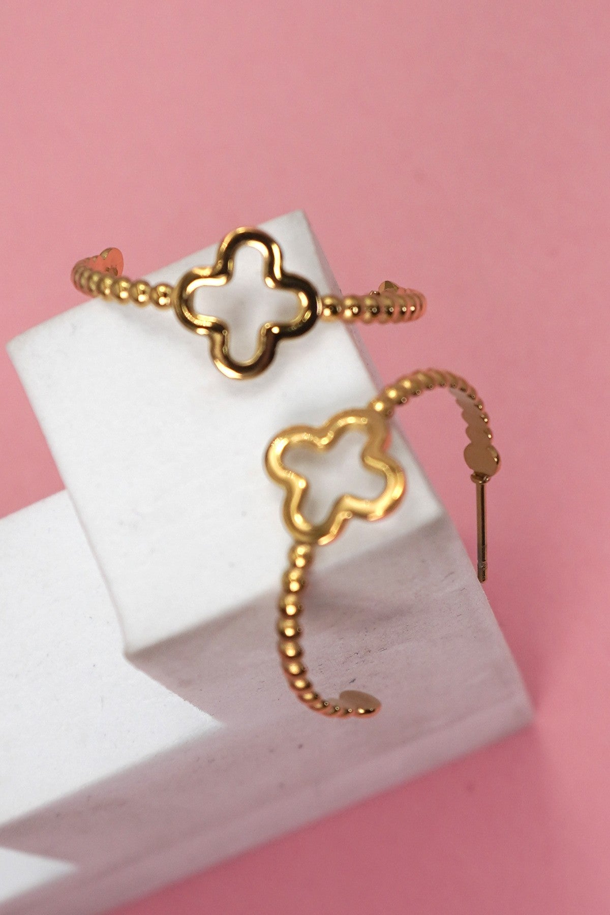 18k Stainless Steel Tarnish Free Waterproof Hoop