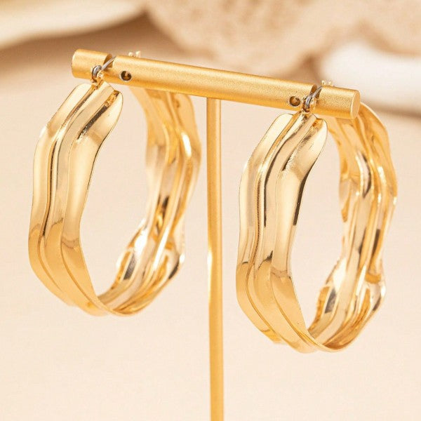 Stainless Steel Waterproof Tarnish Free Hoops