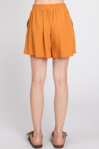 Elastic Waist Band Shorts