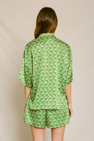 Feel Fresh Shirt And Shorts Set