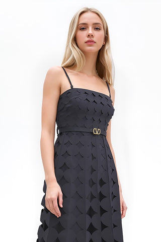 Circle Cutouts Dress