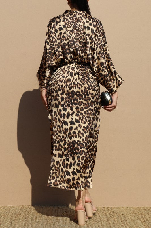 Leopard Loose Fit Long Dress