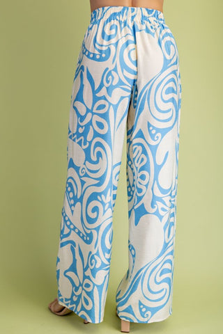 Printed Relaxed Fit Pants