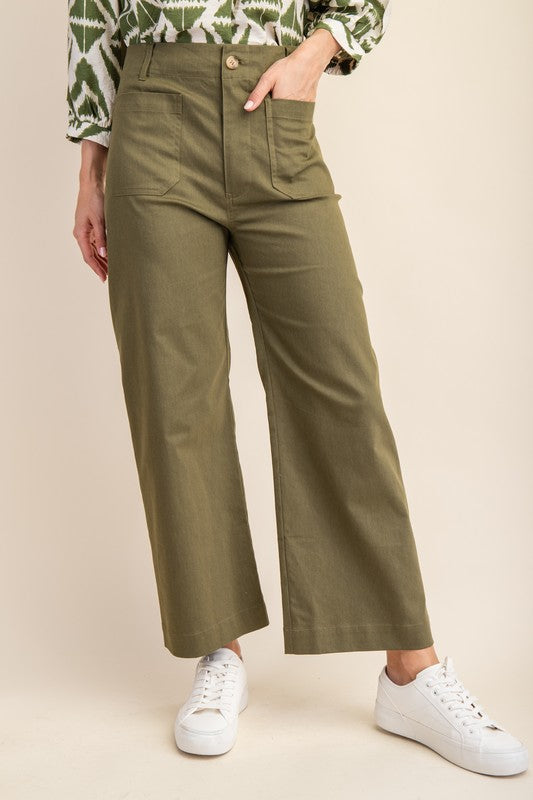 Ankle Cropped Summer Pants