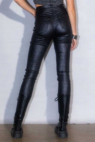 Metallic Bootcut Pants Vibrant