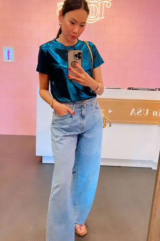 Metallic Basic t-shirt