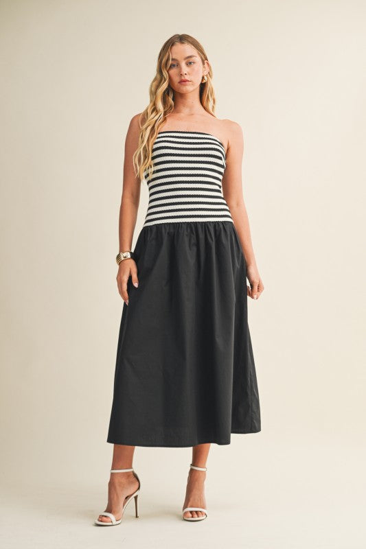 Striped Tube Dress
