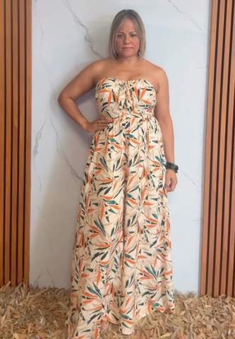 Tie Tube Jumpsuit