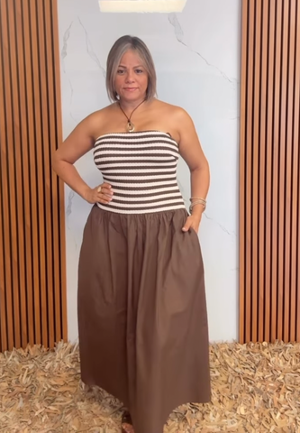 Striped Tube Dress