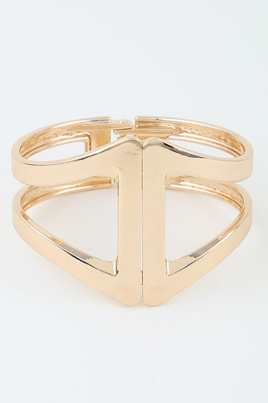 Geometric Arch Cuff Bracelet