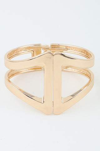 Geometric Arch Cuff Bracelet