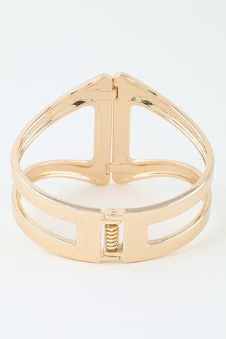 Geometric Arch Cuff Bracelet