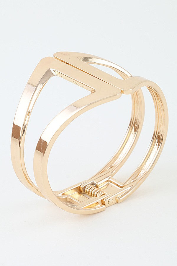 Geometric Arch Cuff Bracelet