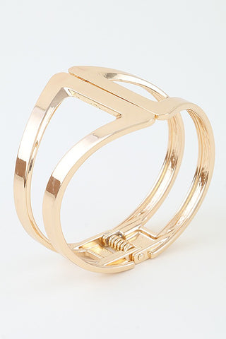 Geometric Arch Cuff Bracelet
