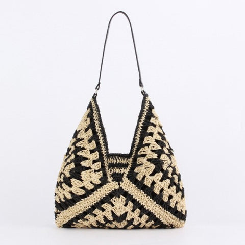 Crochet Open-weave Boho Handbag