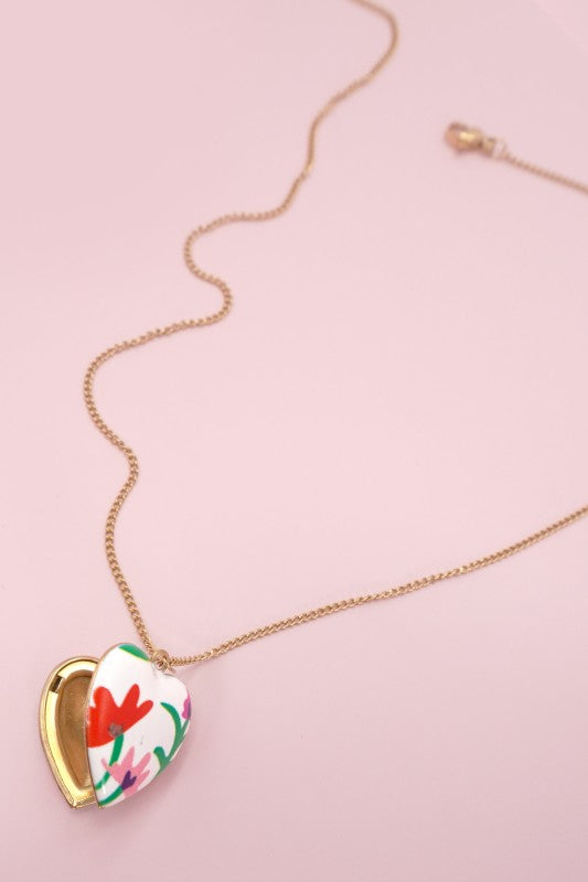 18k Stainless Steel Tarnish Free Locket Necklace
