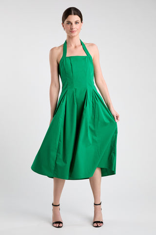 Emerald Halter Midi Dress Emerald Halter Midi Dress