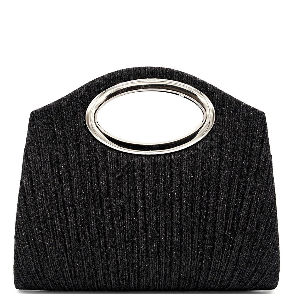 Modern Oval Handle Evening Bag