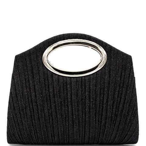 Modern Oval Handle Evening Bag