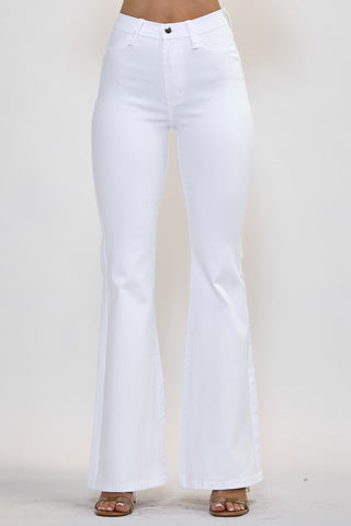 High Waisted Full Length Flare Vibrant