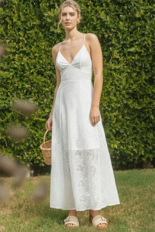 Crochet Lace Maxi Dress