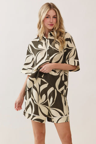 chic women's short set
