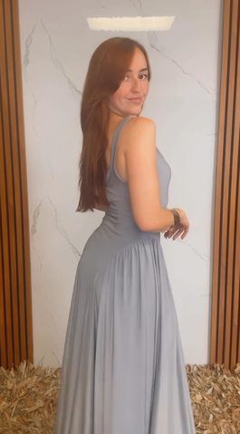 Jersey Maxi Sleeveless Dress