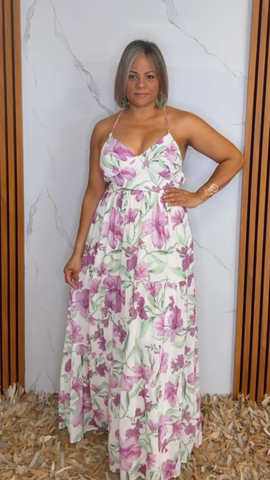 Floral Print Maxi Dress