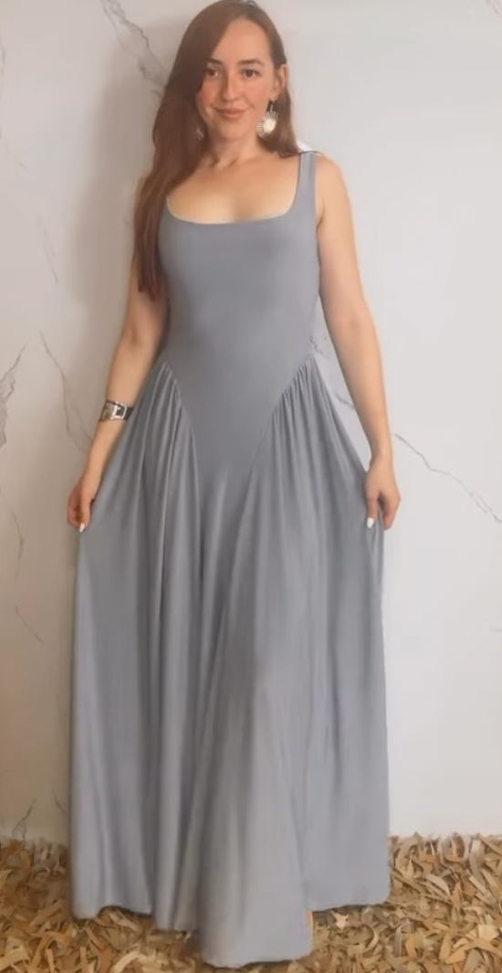 Jersey Maxi Sleeveless Dress