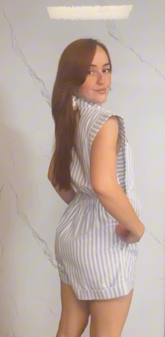 Blazer Style Top With Connected Shorts Romper