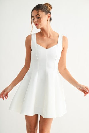 Sweetheart Skater Mini Dress