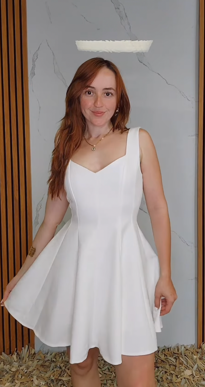 Sweetheart Skater Mini Dress