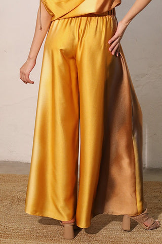Ombre Satin Extra Wide Legs Pants