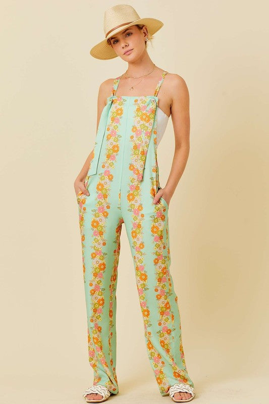 Floral Print Jumpsuit