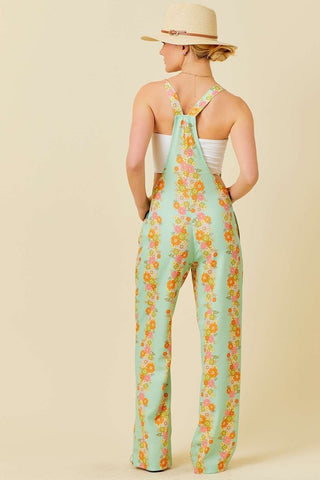 Floral Print Jumpsuit