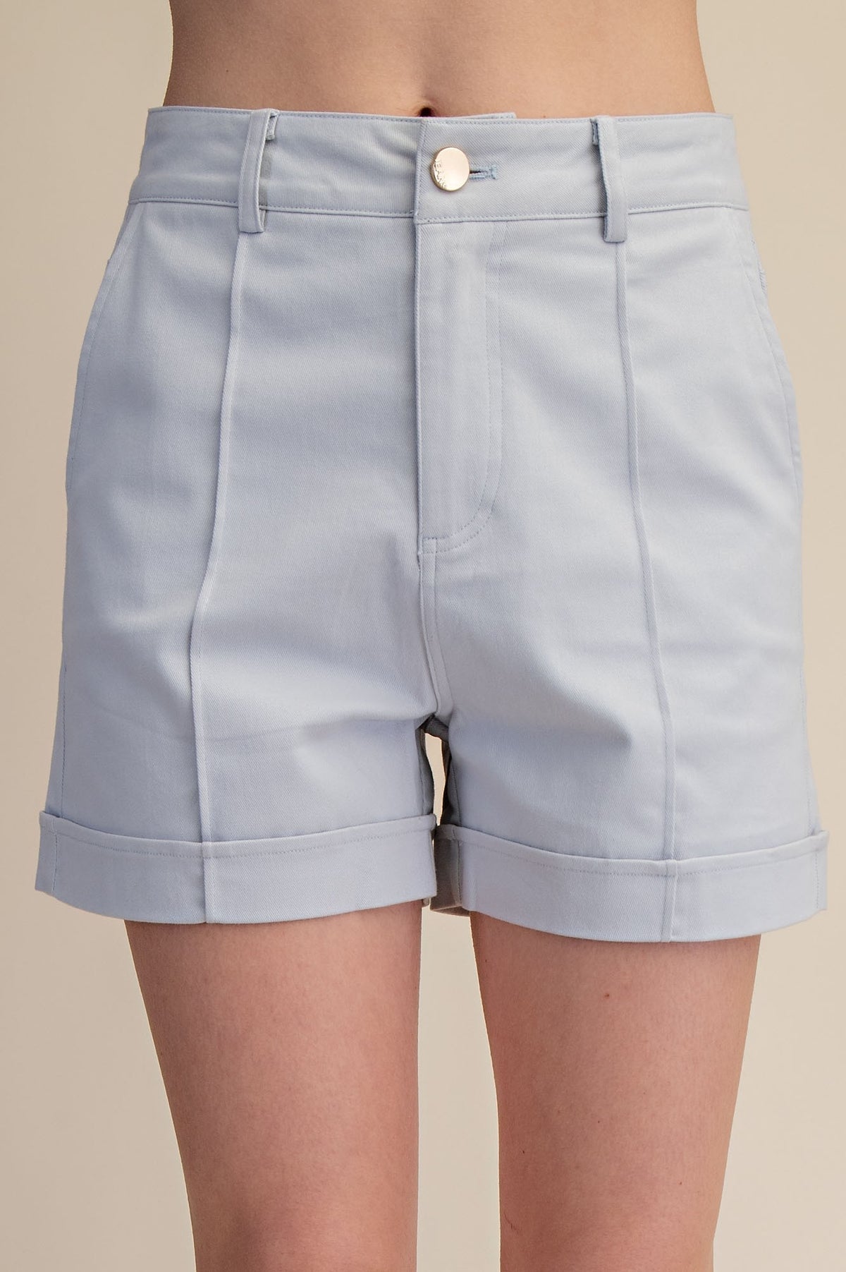 High Waist Seam Detail Shorts High Waist Seam Detail Shorts