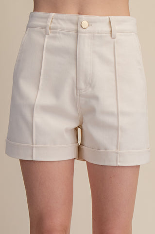 High Waist Seam Detail Shorts High Waist Seam Detail Shorts