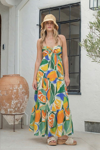 Tube Knot Maxi Dress