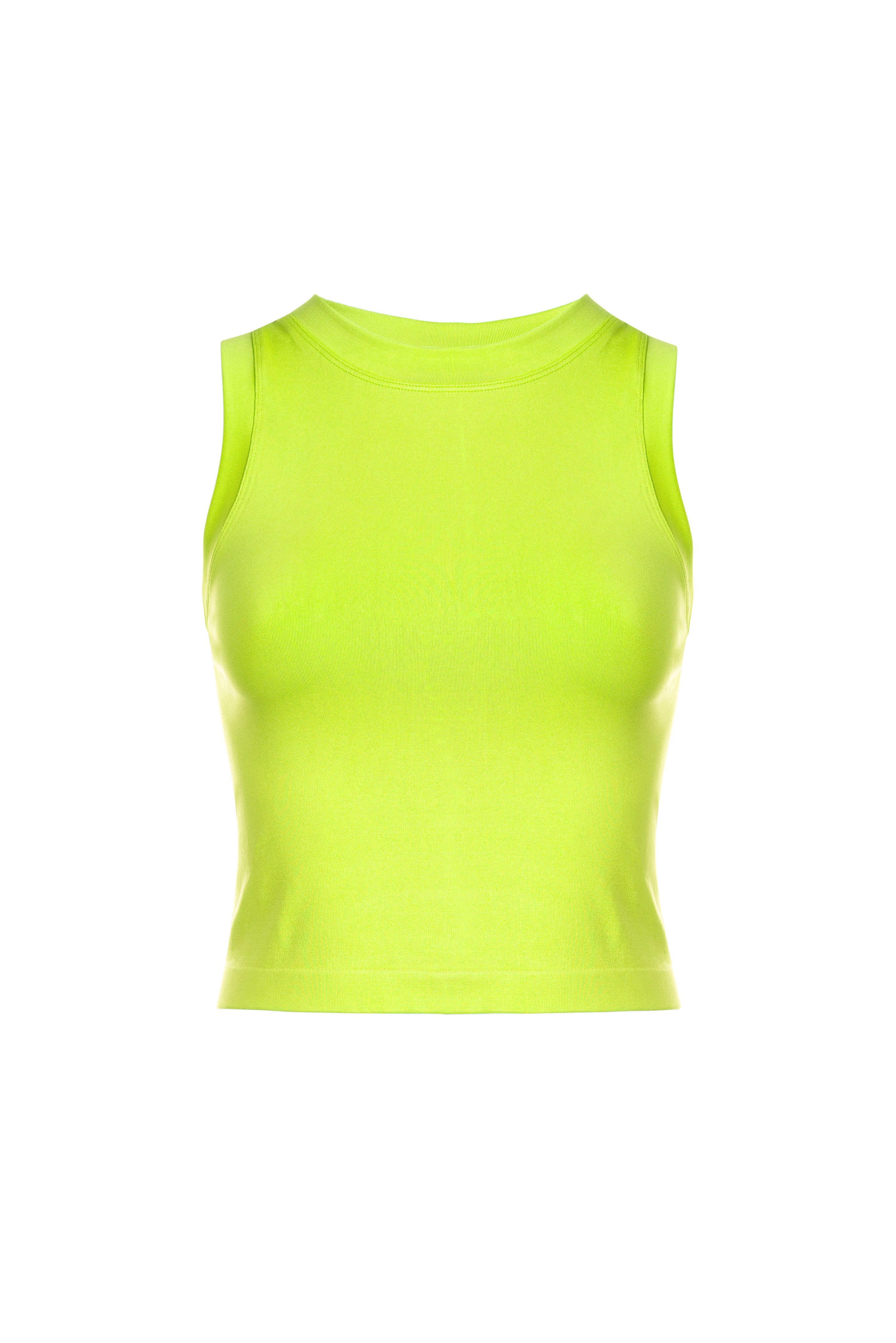 Cropped Seamless Muscle Tank