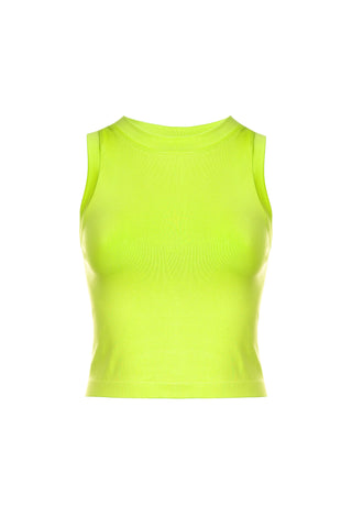 Cropped Seamless Muscle Tank