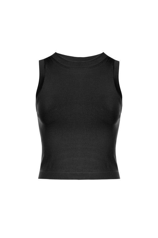 Cropped Seamless Muscle Tank