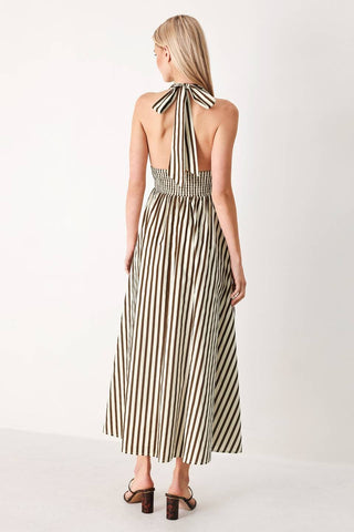 Stripe Midi Dress