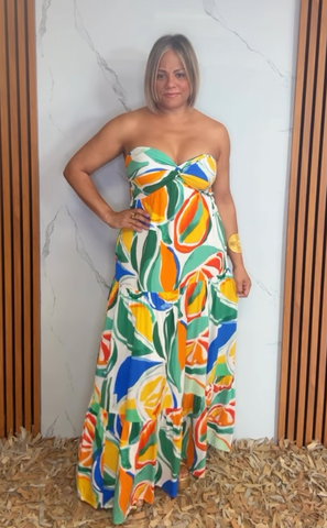 Tube Knot Maxi Dress