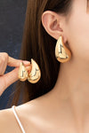 Large teardrops earrings