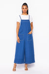 WIDE LEG JUMPSUIT WITH FRONT POCKETS