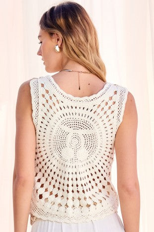 Knit Crochet Top