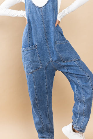 Denim Harlem Overall Jumpsuit