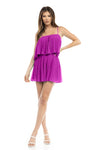 Strappy Short Pleated Romper